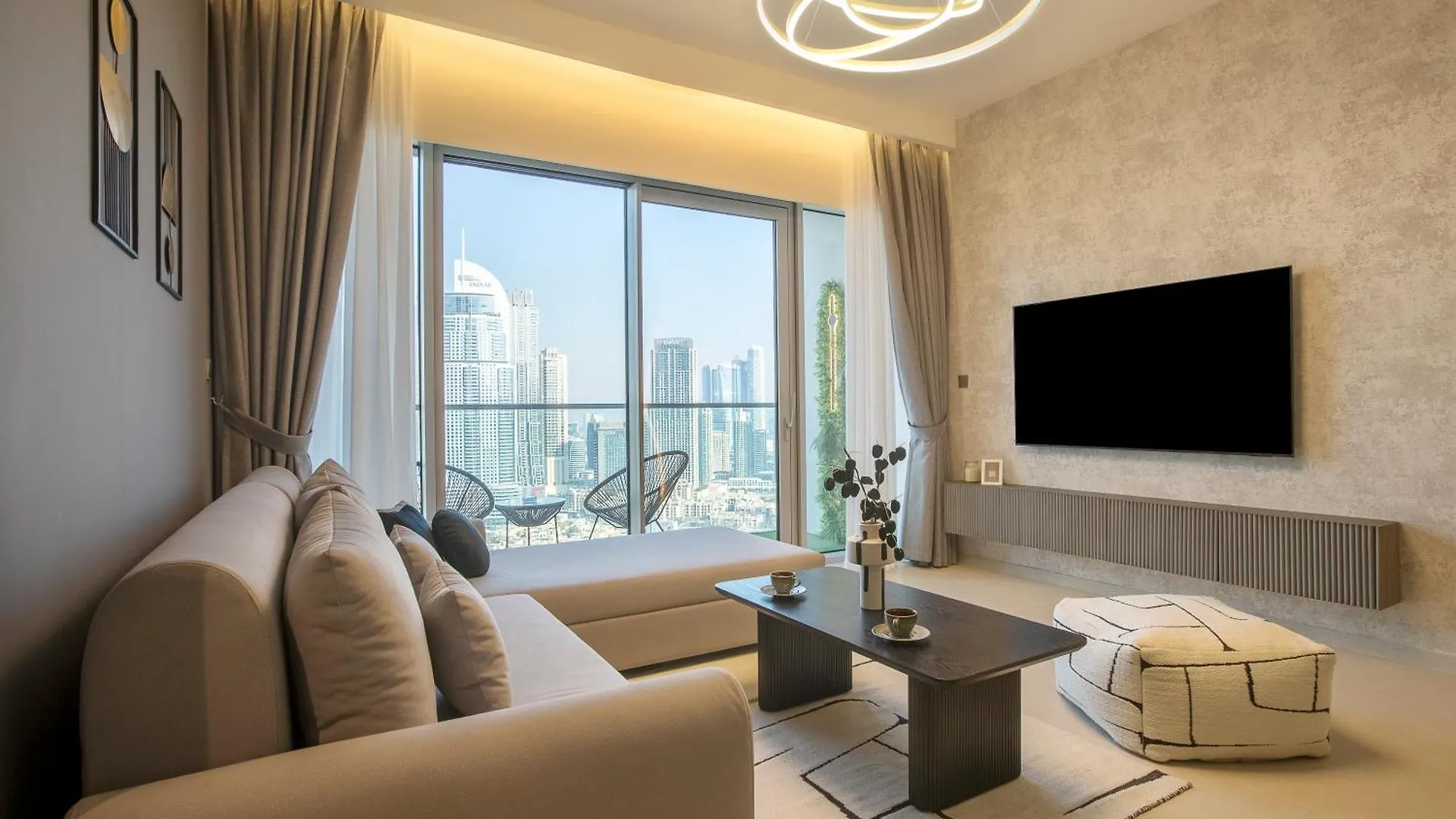 Full Burj Khalifa And Fountains Views Apartman Dubaj