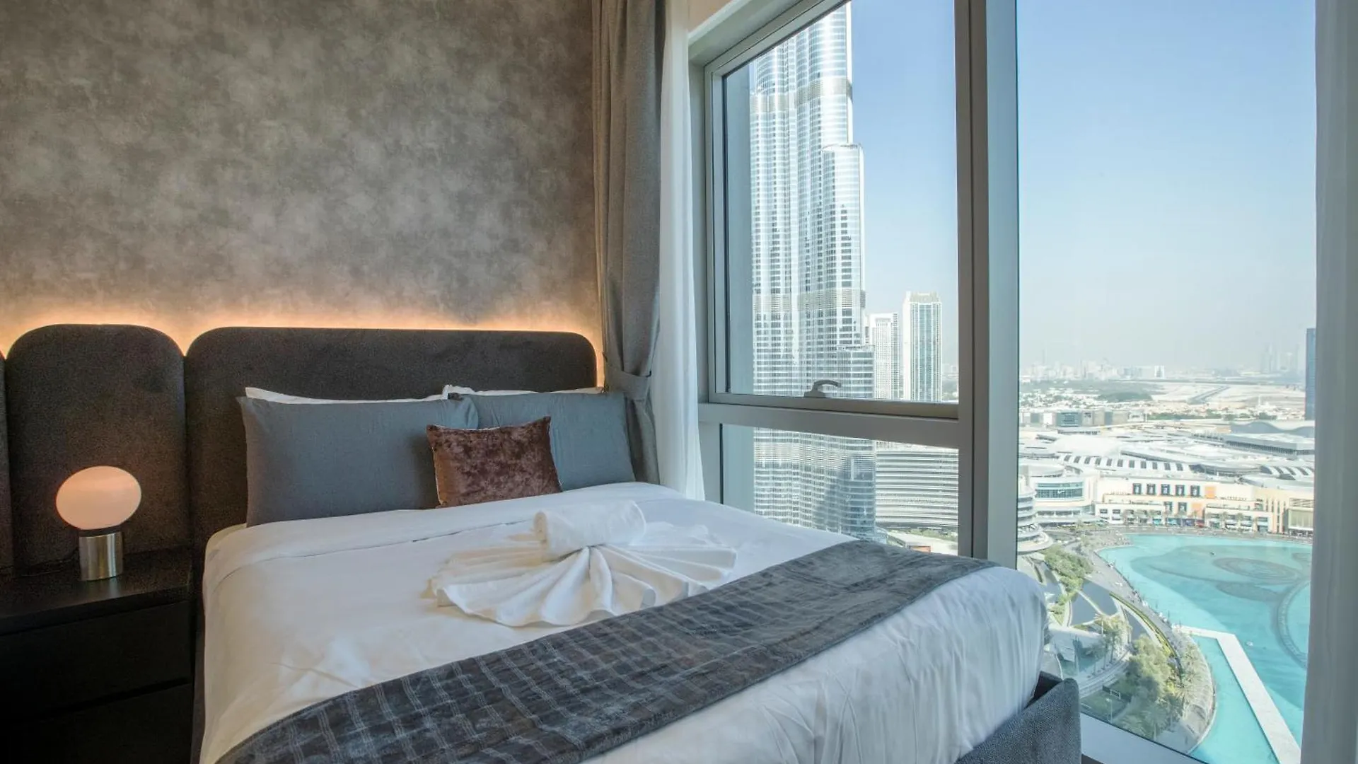 Full Burj Khalifa And Fountains Views Apartman Dubaj